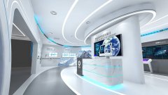 中盈企业展厅企业概况设计效果图
