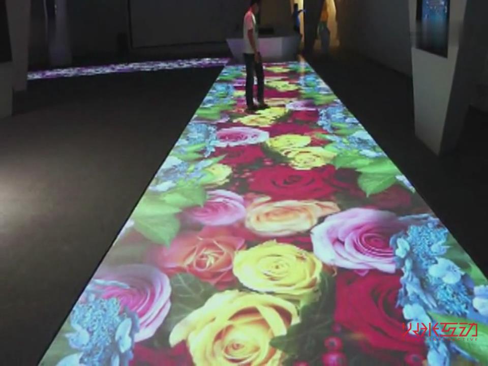 IPAD展厅中控地面互动