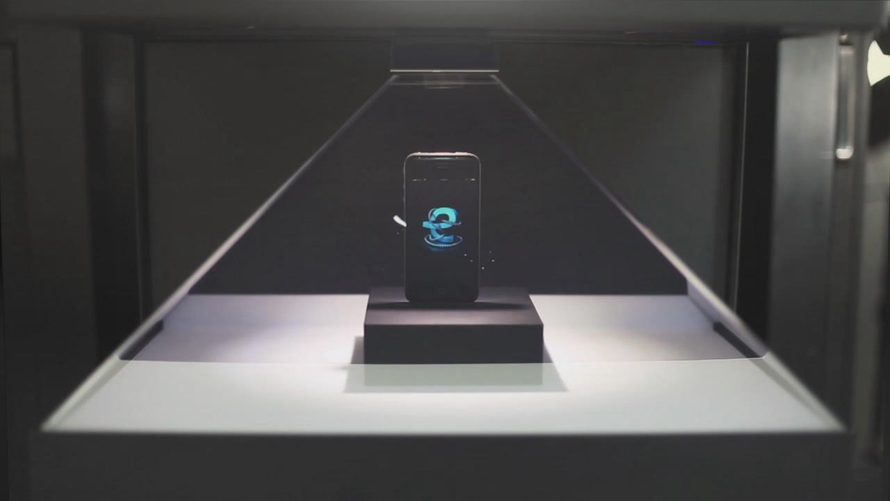 270度全息柜手机展示